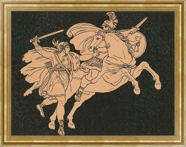 Постер Camilla and the Son of Aunus с типом исполнения На холсте в раме в багетной раме NA033.1.051