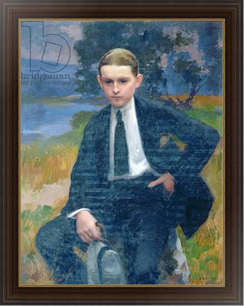 Постер Portrait of Marcel Renoux aged about 13 or 14 с типом исполнения На холсте в раме в багетной раме 1.023.151
