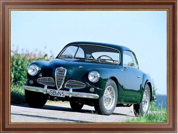 Постер Alfa Romeo 1900 Sprint '1951–58 с типом исполнения На холсте в раме в багетной раме 35-M719P-83