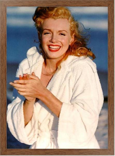 Постер Monroe, Marilyn 32 с типом исполнения На холсте в раме в багетной раме 1727.4310