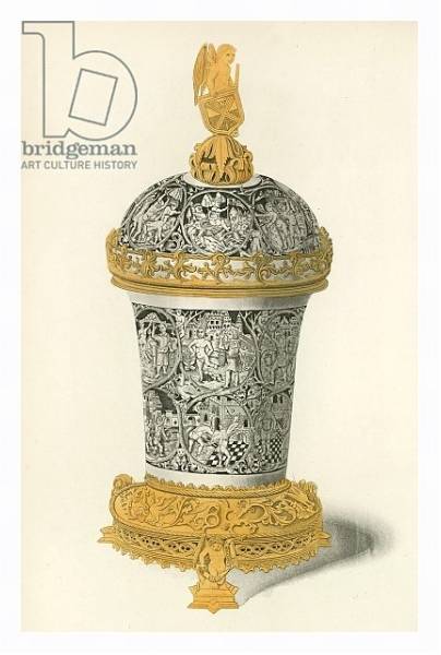 Постер Niello Cup, late 15th century с типом исполнения На холсте в раме в багетной раме 221-03