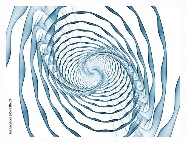 Постер Воздушная спираль 2 с типом исполнения На холсте в раме в багетной раме 221-03