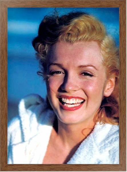 Постер Monroe, Marilyn 34 с типом исполнения На холсте в раме в багетной раме 1727.4310