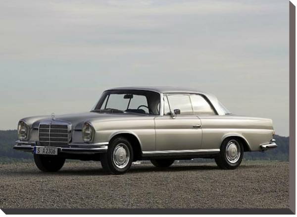 Постер Mercedes-Benz 220SE Coupe (W111-W112) '1961–65 с типом исполнения На холсте без рамы