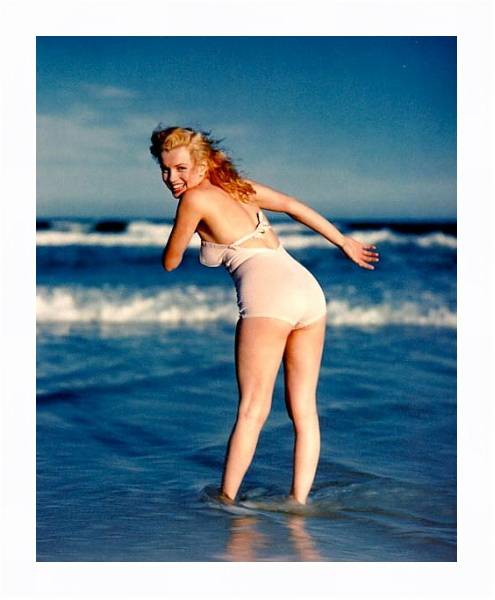 Постер Monroe, Marilyn 35 с типом исполнения На холсте в раме в багетной раме 221-03