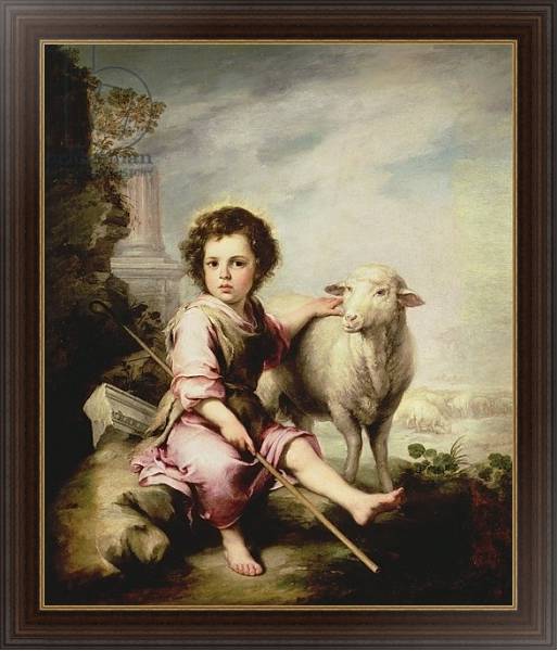 Постер The Good Shepherd, c.1650 с типом исполнения На холсте в раме в багетной раме 1.023.151