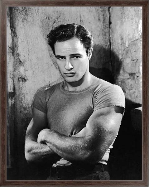 Постер Brando, Marlon (A Streetcar Named Desire) 4 с типом исполнения На холсте в раме в багетной раме 221-02