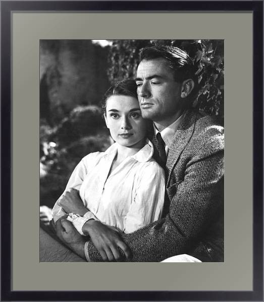 Постер Hepburn, Audrey (Roman Holiday) 4 с типом исполнения Под стеклом в багетной раме 221-01