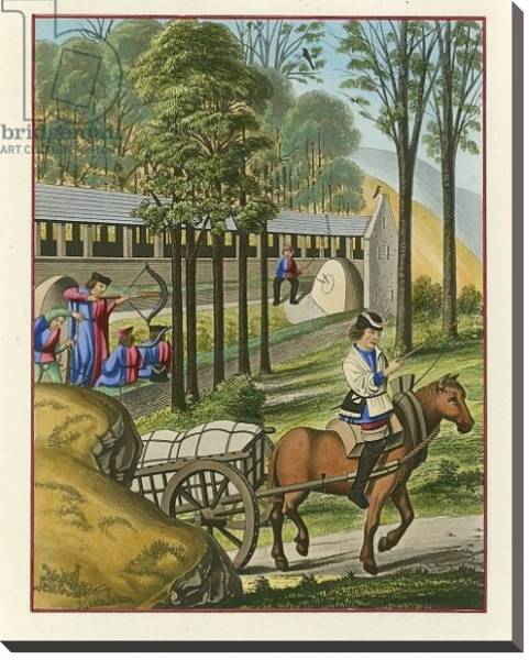 Постер Shooting at the Butt, 1496 с типом исполнения На холсте без рамы