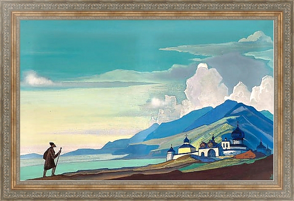 Постер Странник Светлого Града с типом исполнения На холсте в раме в багетной раме 484.M48.310