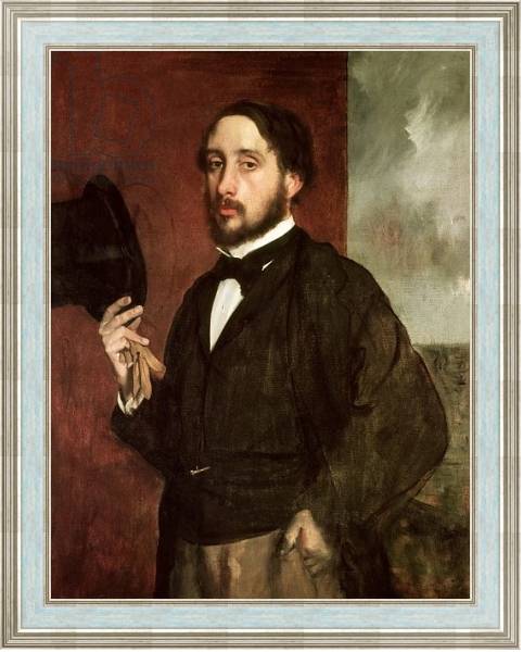 Постер Self portrait, c.1862 с типом исполнения На холсте в раме в багетной раме NA053.0.114