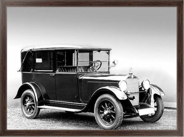 Постер Mercedes-Benz 8 38 HP Landaulet Taxi (W02) '1926–28 с типом исполнения На холсте в раме в багетной раме 221-02