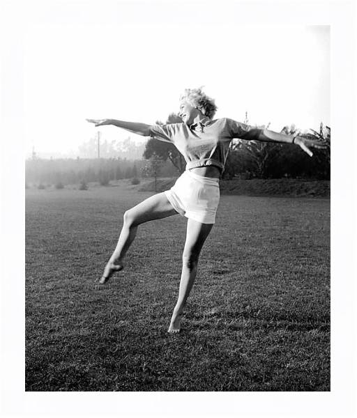 Постер Monroe, Marilyn 14 с типом исполнения На холсте в раме в багетной раме 221-03