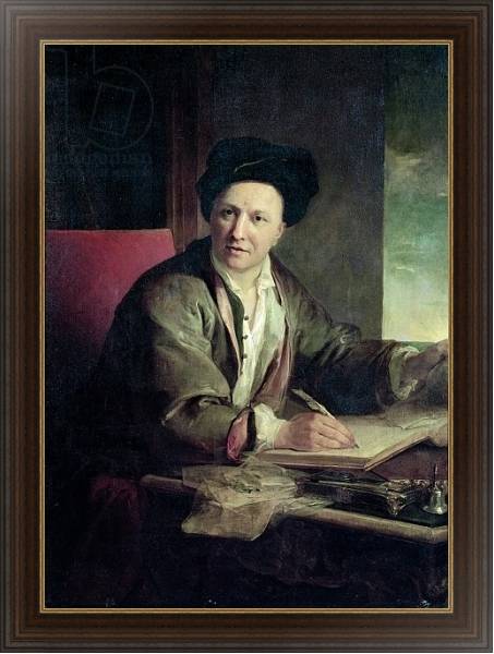 Постер Portrait of Bernard le Bovier de Fontenelle с типом исполнения На холсте в раме в багетной раме 1.023.151
