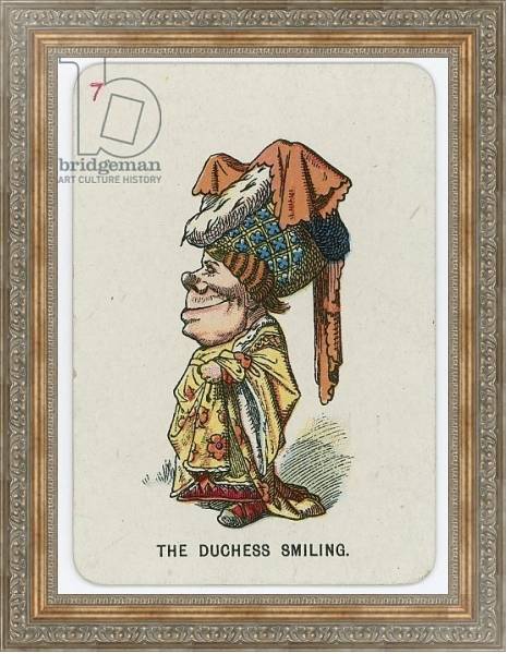 Постер The Duchess Smiling с типом исполнения На холсте в раме в багетной раме 484.M48.310
