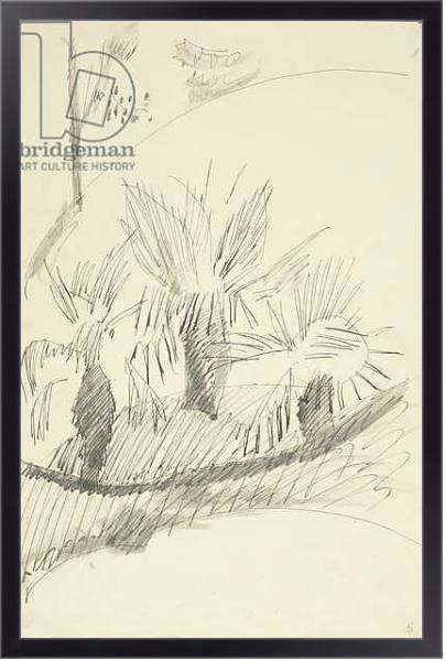 Постер In Kew Gardens, 1913 с типом исполнения На холсте в раме в багетной раме 221-01