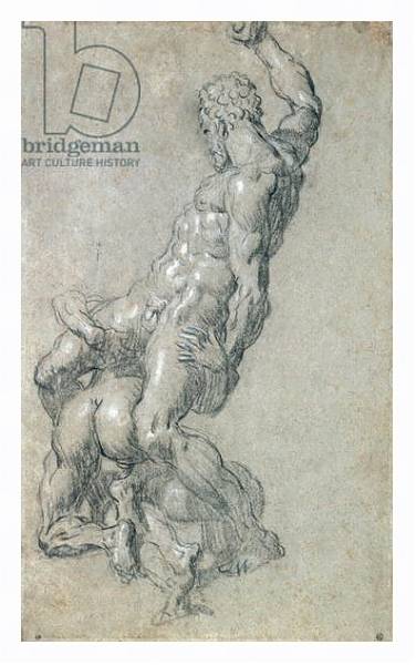 Постер Samson Killing the Philistines с типом исполнения На холсте в раме в багетной раме 221-03