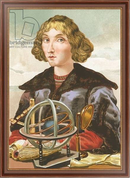 Постер Nicolaus Copernicus с типом исполнения На холсте в раме в багетной раме 35-M719P-83