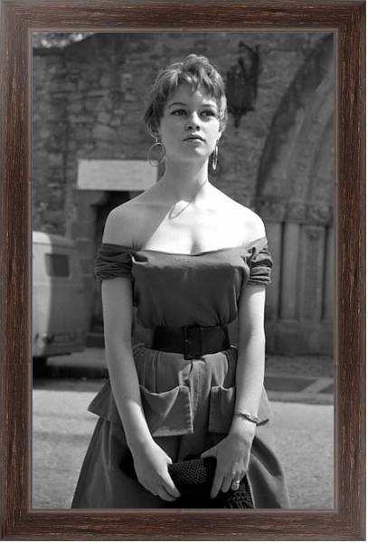 Постер Bardot, Brigitte 22 с типом исполнения На холсте в раме в багетной раме 221-02