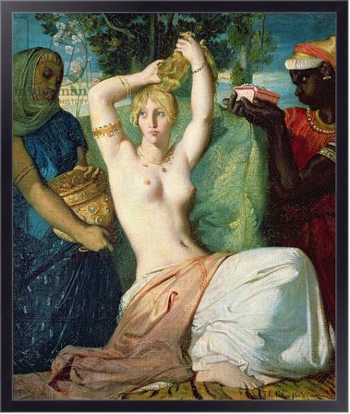 Постер The Toilet of Esther, 1841 с типом исполнения На холсте в раме в багетной раме 221-01