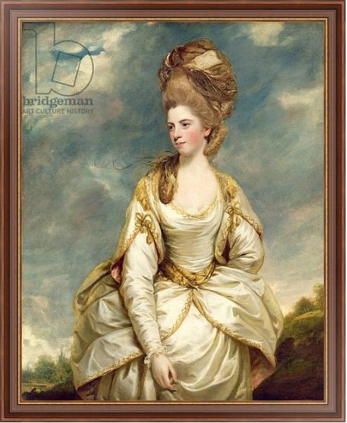 Постер Miss Sarah Campbell, 1777-78 с типом исполнения На холсте в раме в багетной раме 35-M719P-83