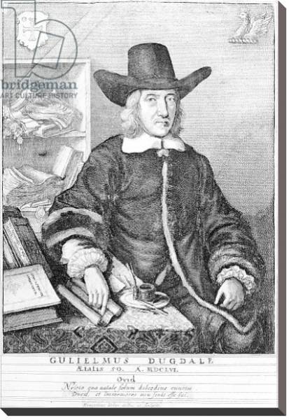 Постер William Dugdale, 1656 с типом исполнения На холсте без рамы
