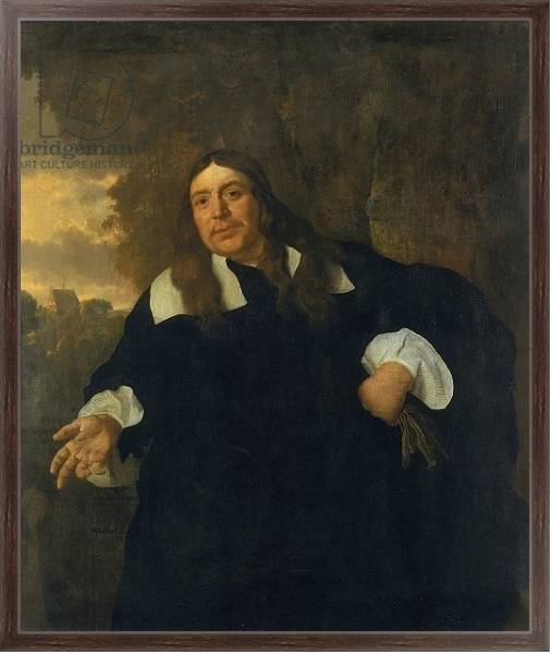 Постер Self Portrait, 1662 с типом исполнения На холсте в раме в багетной раме 221-02