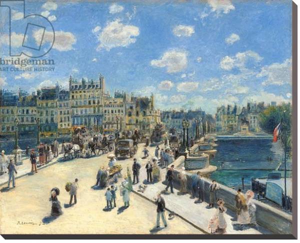 Постер Pont Neuf, Paris, 1872 с типом исполнения На холсте без рамы