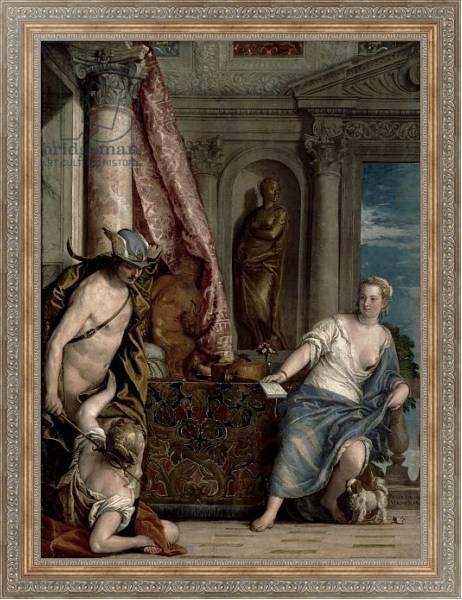 Постер Hermes, Herse and Aglauros, c.1576-84 с типом исполнения На холсте в раме в багетной раме 484.M48.310