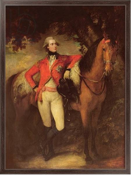 Постер George IV, as Prince of Wales, 1782 с типом исполнения На холсте в раме в багетной раме 221-02