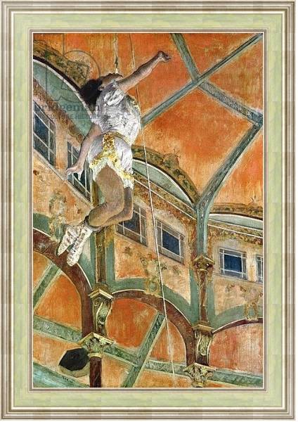 Постер Miss La la at the Cirque Fernando, 1879 с типом исполнения На холсте в раме в багетной раме NA053.0.113