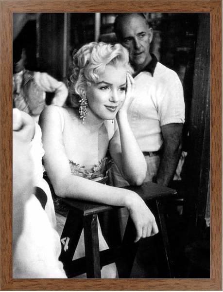 Постер Monroe, Marilyn 40 с типом исполнения На холсте в раме в багетной раме 1727.4310