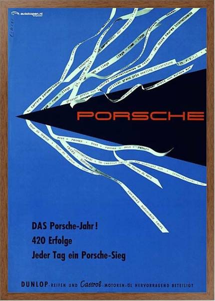 Постер Автогонки 138 с типом исполнения На холсте в раме в багетной раме 1727.4310