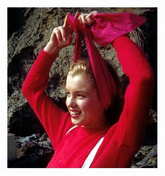Постер Monroe, Marilyn 108 с типом исполнения На холсте в раме в багетной раме 221-03