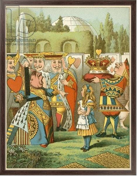Постер The Queen said severely 'Who is this?' from Alice's Adventures in Wonderland с типом исполнения На холсте в раме в багетной раме 221-02