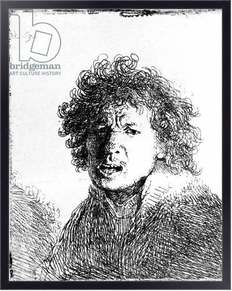 Постер Self Portrait, 1630 с типом исполнения На холсте в раме в багетной раме 221-01