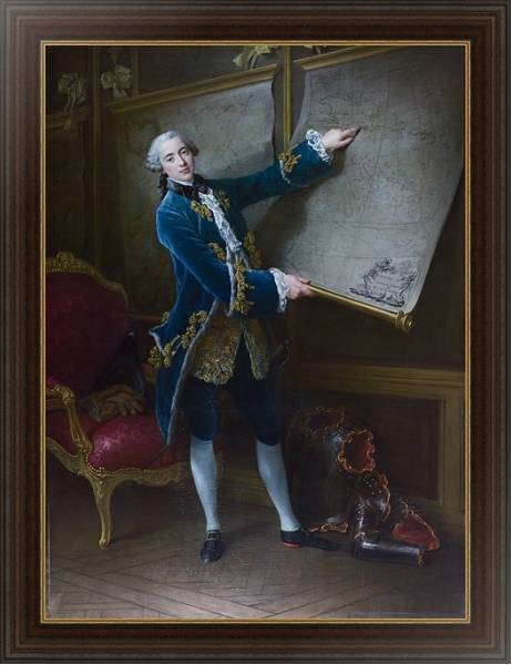 Постер Le Comte de Vaudreuil с типом исполнения На холсте в раме в багетной раме 1.023.151