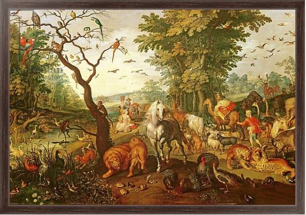 Постер Noah's Ark, after 1613 с типом исполнения На холсте в раме в багетной раме 221-02