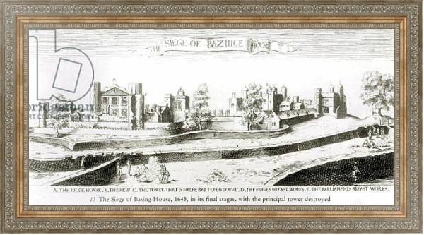 Постер The Siege of Basing House, 1645 с типом исполнения На холсте в раме в багетной раме 484.M48.310