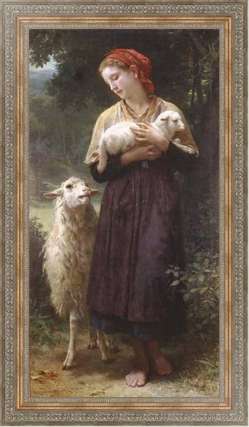 Постер Пастушка 2 с типом исполнения На холсте в раме в багетной раме 484.M48.310