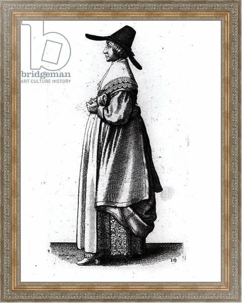 Постер Merchant's Wife, 1640 с типом исполнения На холсте в раме в багетной раме 484.M48.310