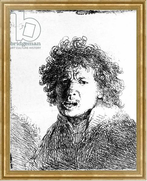 Постер Self Portrait, 1630 с типом исполнения На холсте в раме в багетной раме NA033.1.051