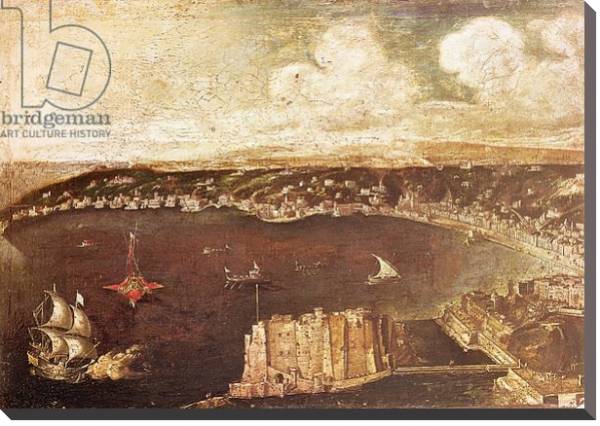 Постер The Port of Naples 2 с типом исполнения На холсте без рамы