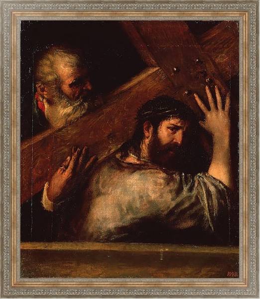 Постер Несение креста с типом исполнения На холсте в раме в багетной раме 484.M48.310