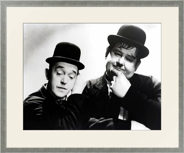 Постер Laurel & Hardy 2 с типом исполнения Под стеклом в багетной раме 1727.2510