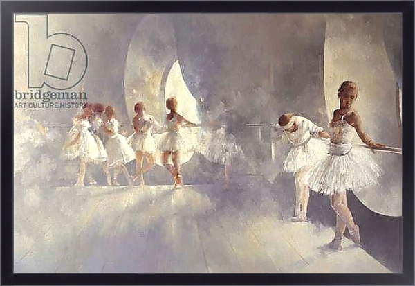 Постер Ballet Studio с типом исполнения На холсте в раме в багетной раме 221-01