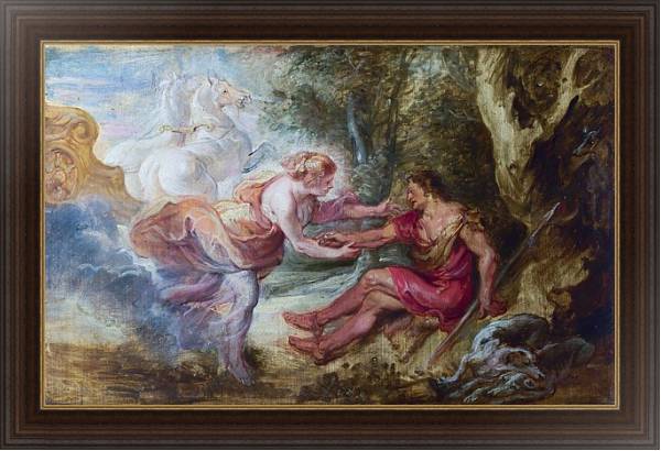Постер Аврора, похищающая Кефалия с типом исполнения На холсте в раме в багетной раме 1.023.151