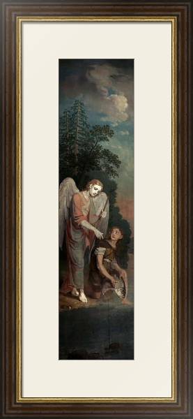 Постер Товий и архангел Рафаил с типом исполнения Под стеклом в багетной раме 1.023.036