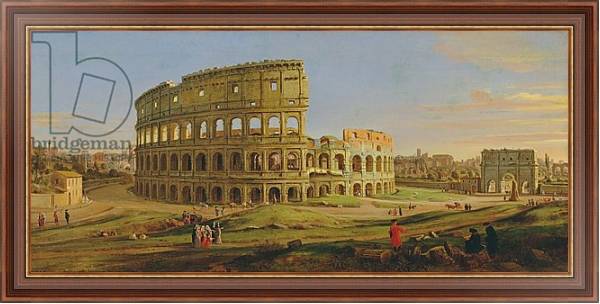 Постер The Colosseum с типом исполнения На холсте в раме в багетной раме 35-M719P-83