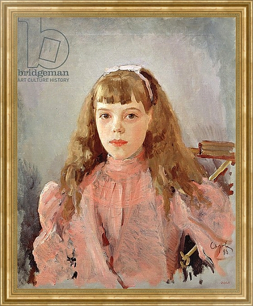 Постер Portrait of Grand Duchess Olga Alexandrovna 1893 с типом исполнения На холсте в раме в багетной раме NA033.1.051